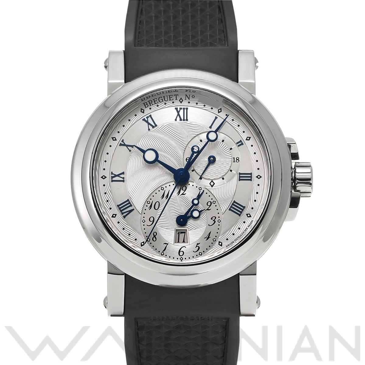 ブレゲ マリーン GMT 5857ST/12/5ZU シルバー メンズ 時計 【中古】【wristwatch】