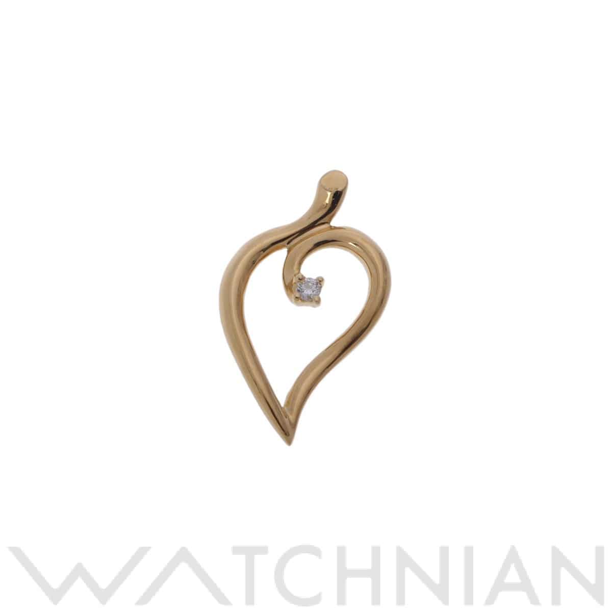 ティファニー リーフ ペンダントトップ 1PD ゴールド K18イエローゴールド YG レディース ジュエリー 【中古】【jewelry】