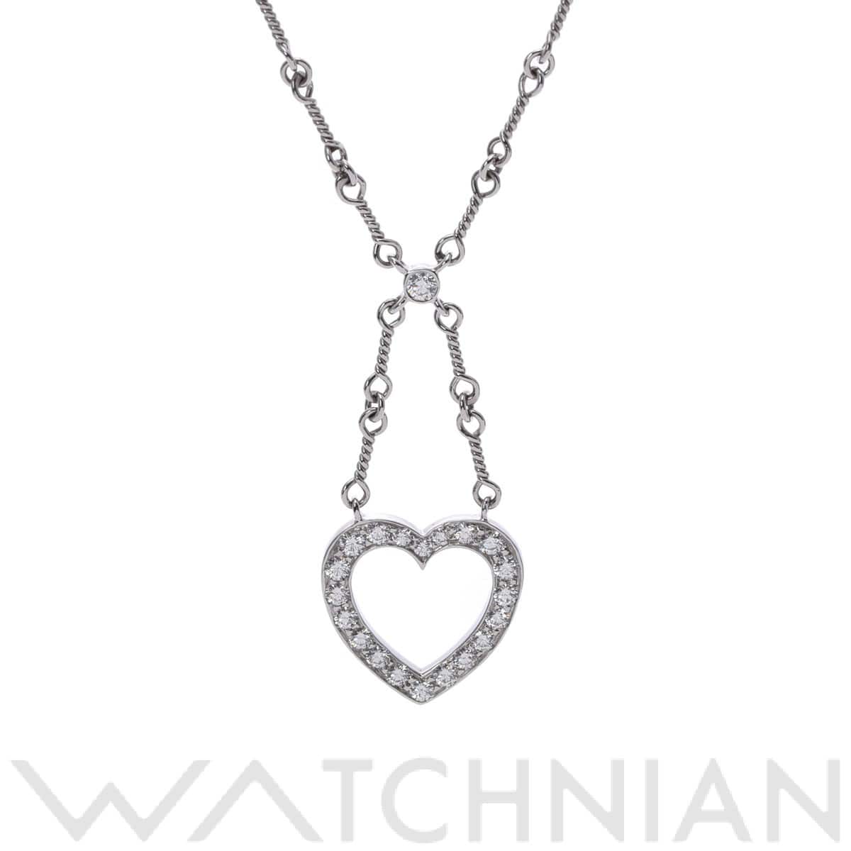 ティファニー センチメンタルハート ネックレス シルバー Pt950プラチナ レディース ジュエリー 【中古】【jewelry】