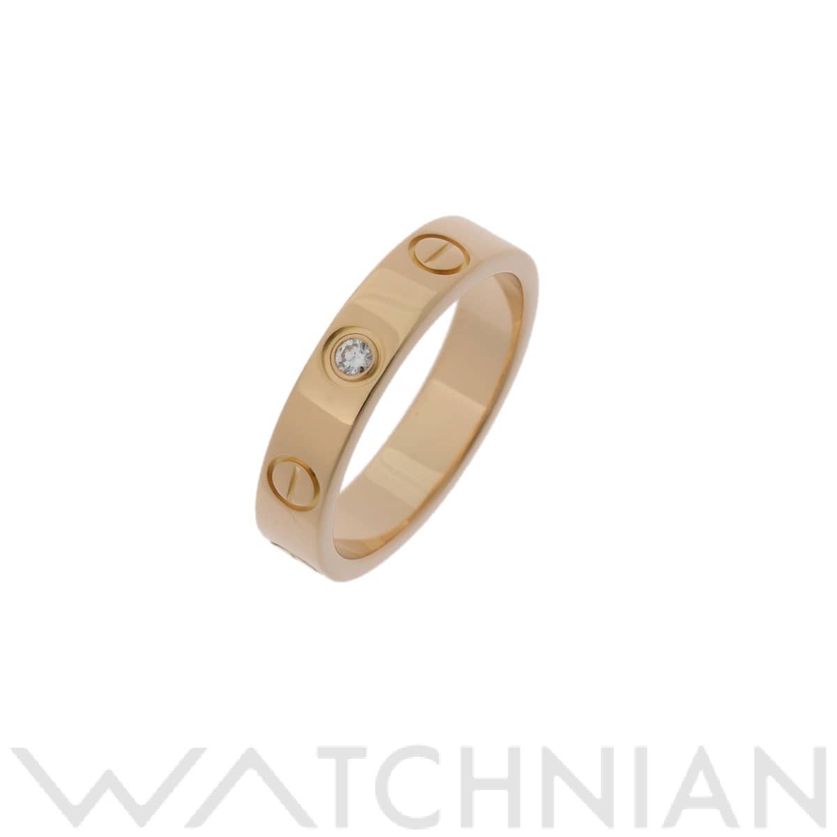 カルティエ ミニラブリング 1PD #47 ゴールド K18イエローゴールド YG レディース ジュエリー 【中古】【jewelry】