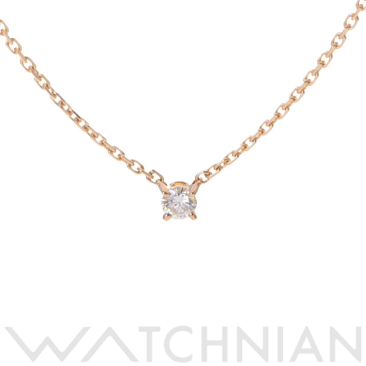 カルティエ ラブサポートネックレス ダイヤ0.23ct ゴールド K18イエローゴールド YG レディース ジュエリー 【中古】【jewelry】