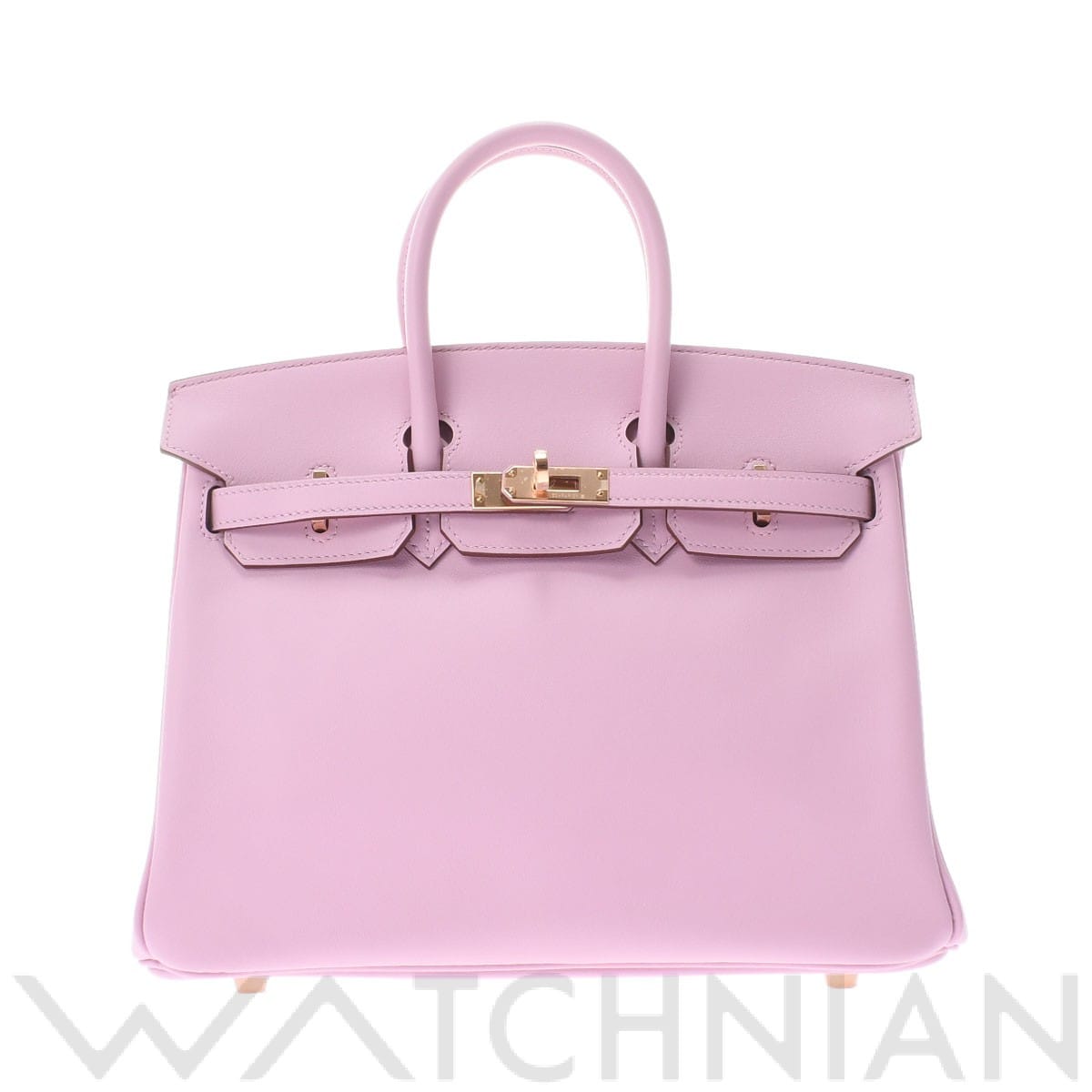 エルメス バーキン 25 モーヴシルベストル/ローズゴールド金具 ヴォースイフト レディース バッグ 【未使用】【bag】
