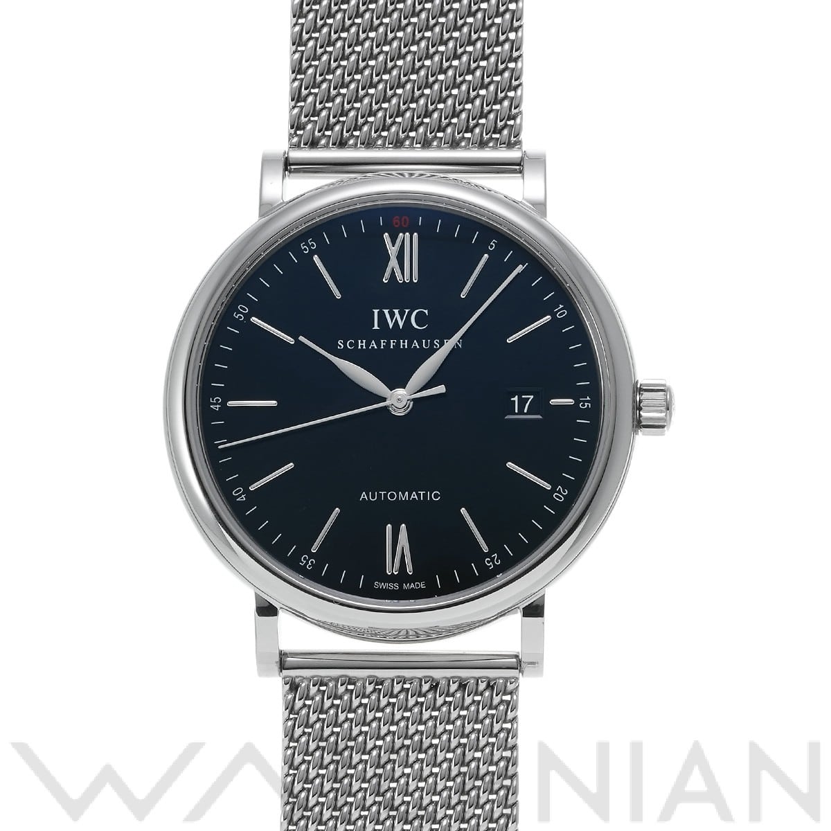 IWC ポートフィノ オートマティック IW356506 ブラック メンズ 時計 【中古】【wristwatch】