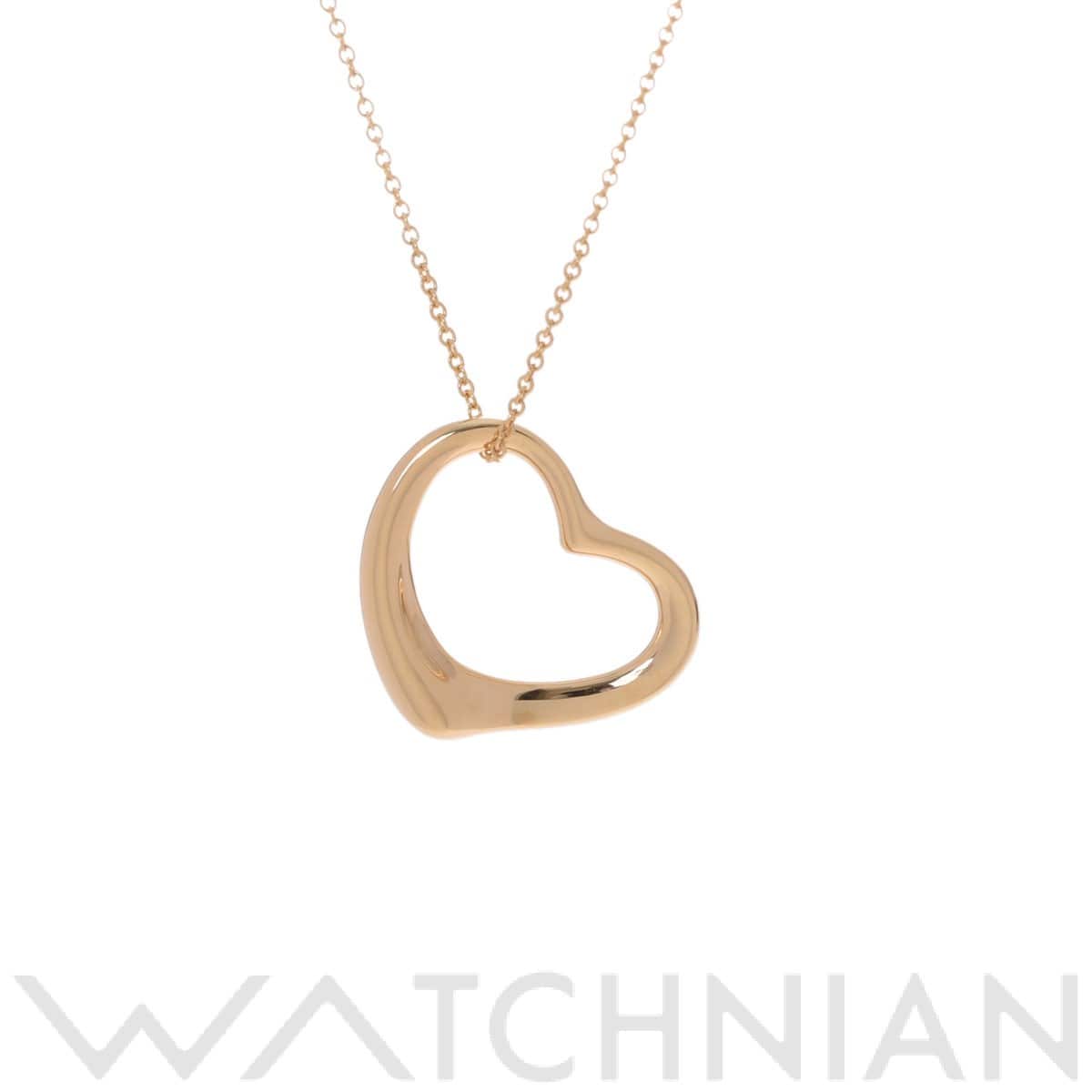 ティファニー オープンハートネックレス ゴールド K18イエローゴールド YG レディース ジュエリー 【中古】【jewelry】