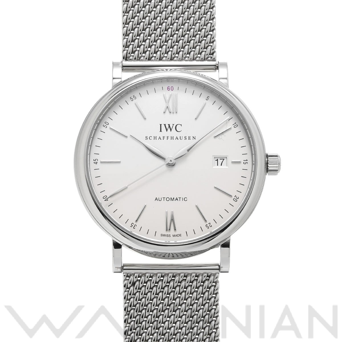 IWC ポートフィノ オートマティック IW356507 シルバー メンズ 時計 【中古】【wristwatch】