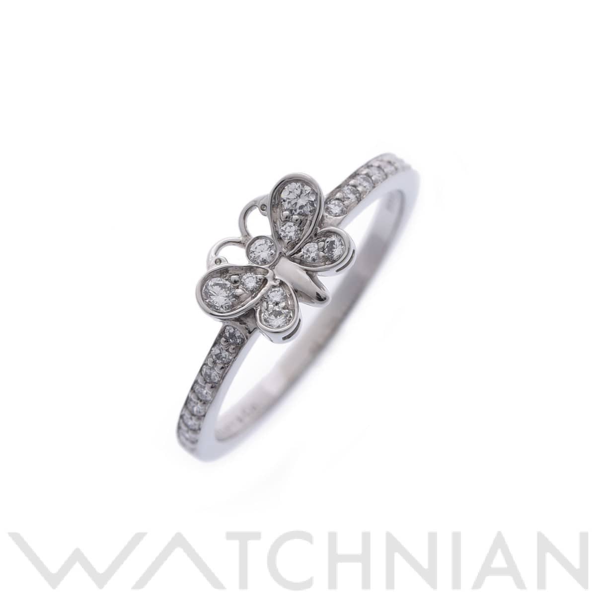 ティファニー バタフライリング シルバー Pt950プラチナ レディース ジュエリー 【中古】【jewelry】
