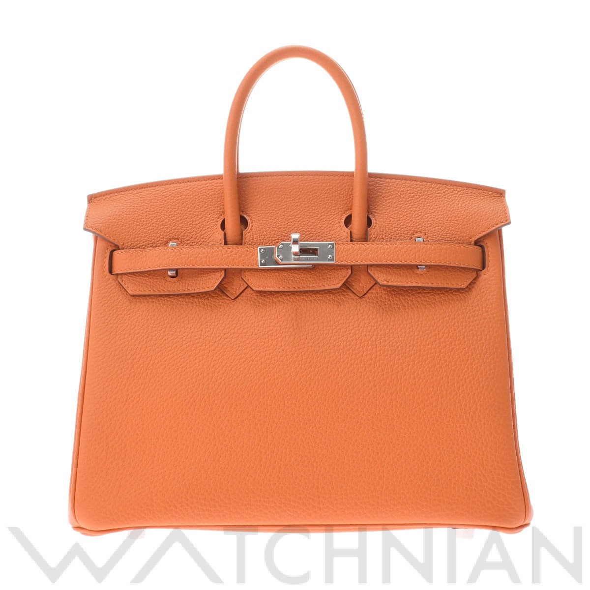 エルメス バーキン 25 オレンジ/パラジウム金具 トゴ レディース バッグ 【新品】【bag】