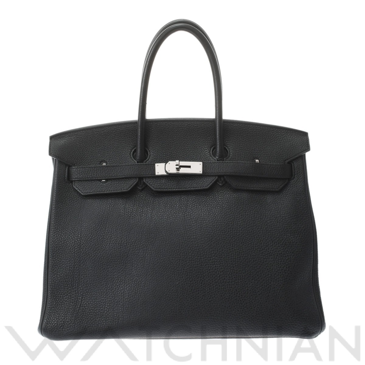 エルメス バーキン 35 ブラック/パラジウム金具 トゴ ユニセックス バッグ 【中古】【bag】