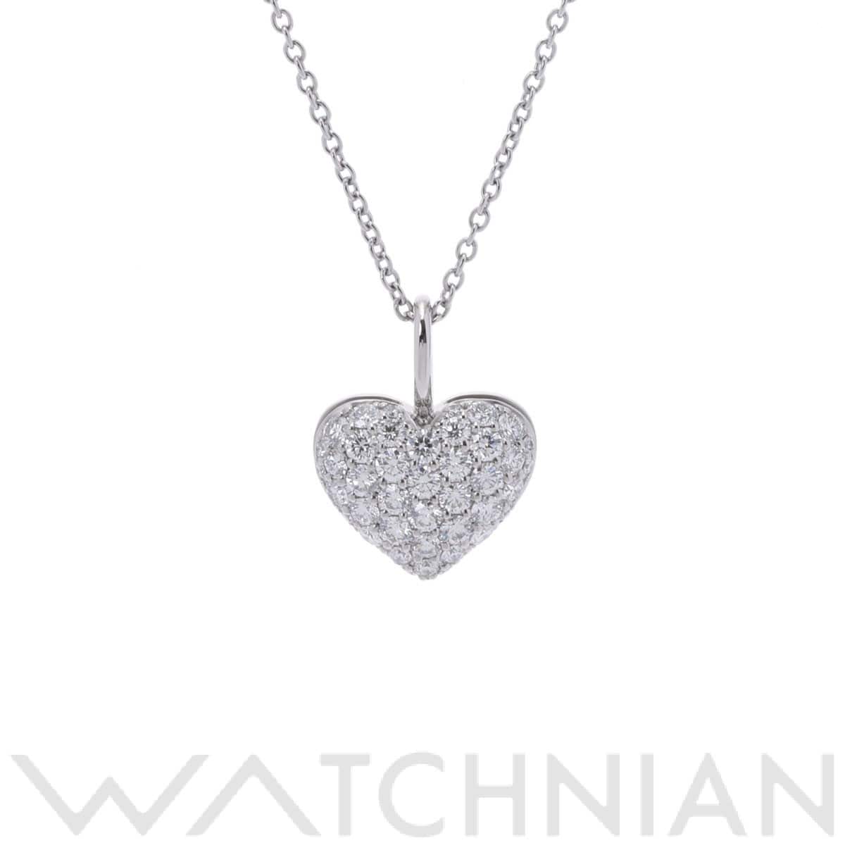 ハリー ウィンストン パヴェハート ネックレス シルバー Pt950プラチナ レディース ジュエリー 【中古】【jewelry】