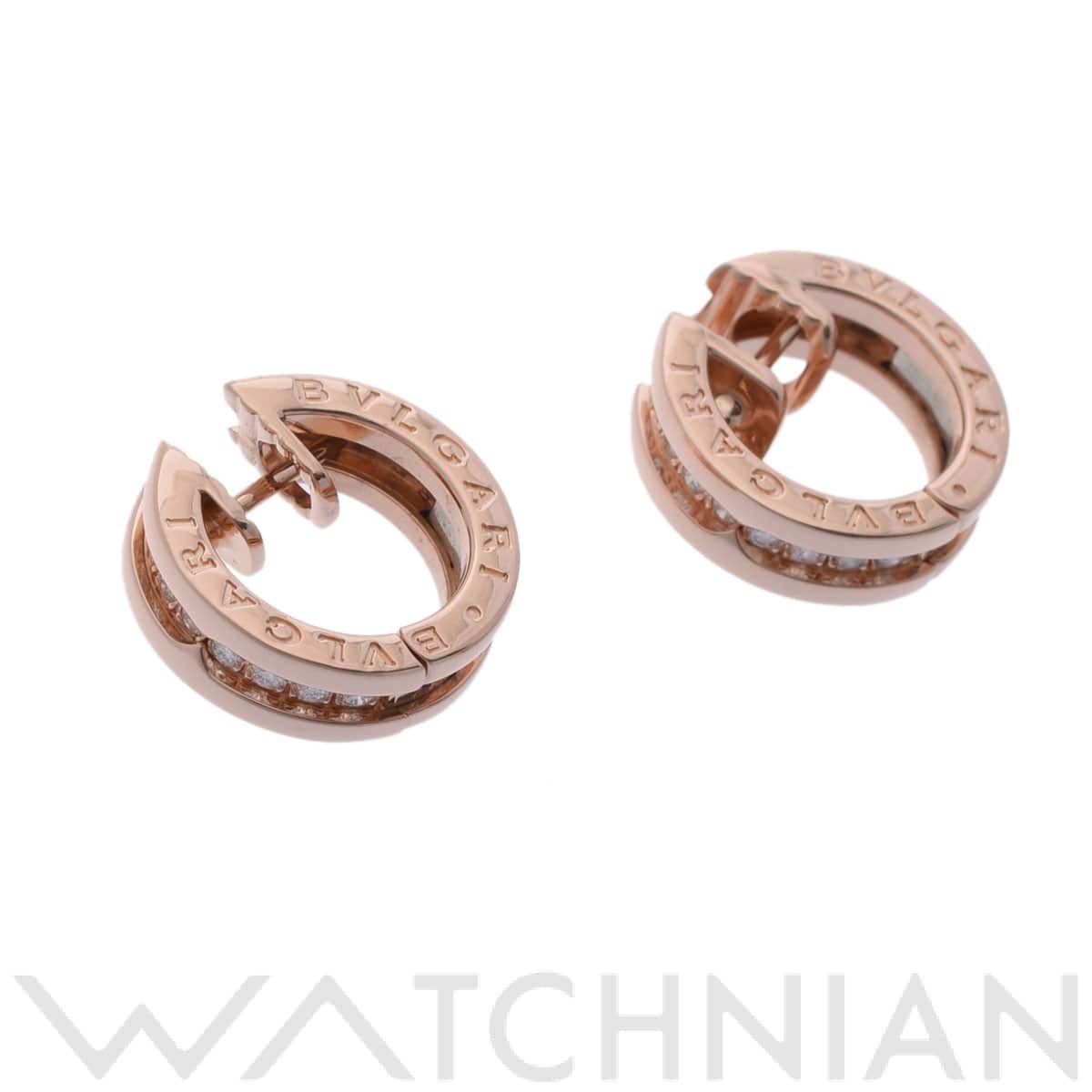 ブルガリ B.ZERO1 ピアス ゴールド K18ピンクゴールド PG レディース ジュエリー 【中古】【jewelry】