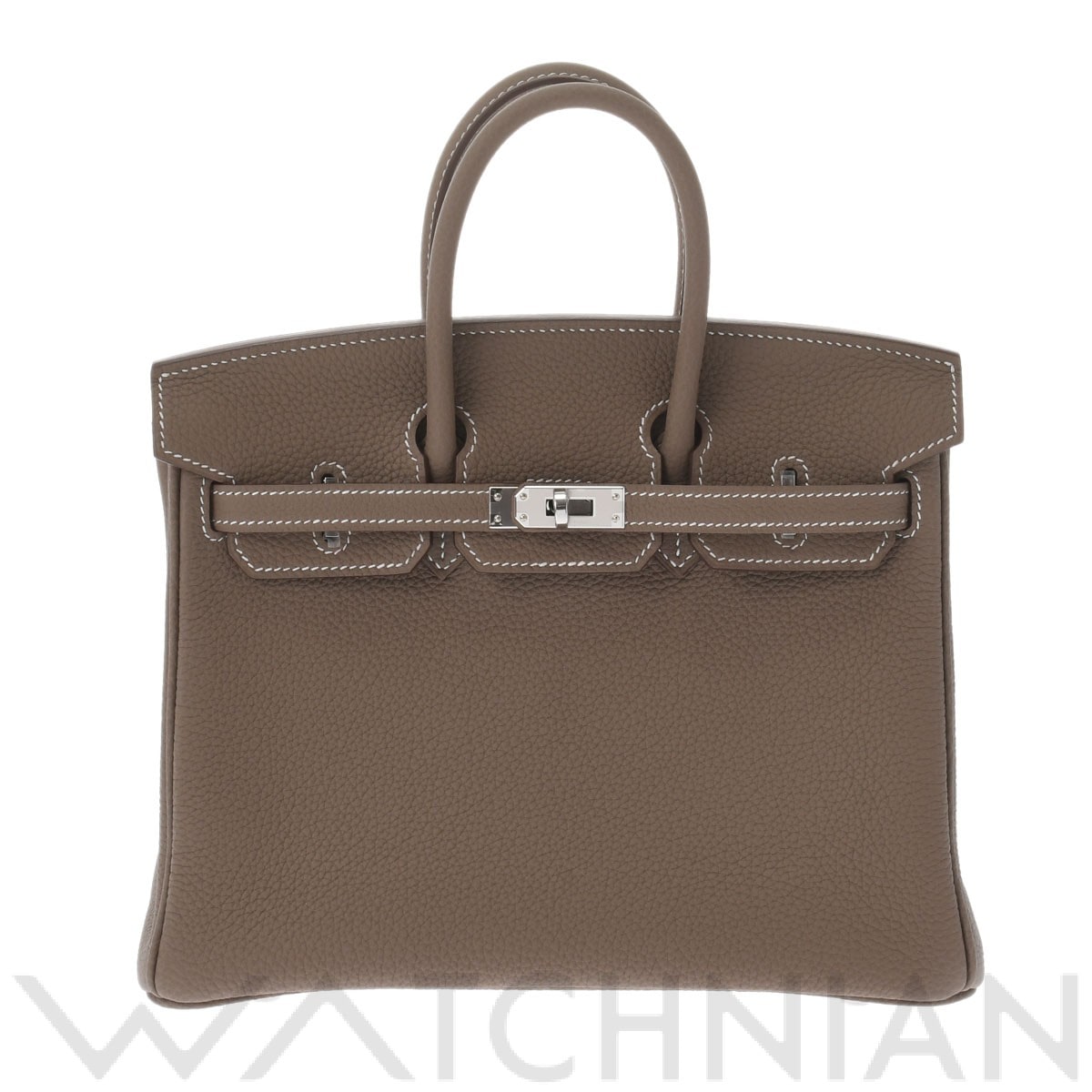 エルメス バーキン 25 エトゥープ/パラジウム金具 トゴ レディース バッグ 【新品】【bag】