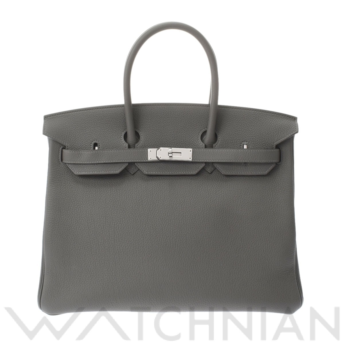エルメス バーキン 35 グリメイヤー/パラジウム金具 トゴ ユニセックス バッグ 【未使用】【bag】