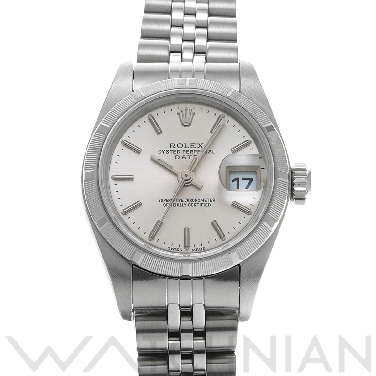 ロレックス オイスターパーペチュアル デイト 79190 シルバー レディース 時計 【中古】【wristwatch】
