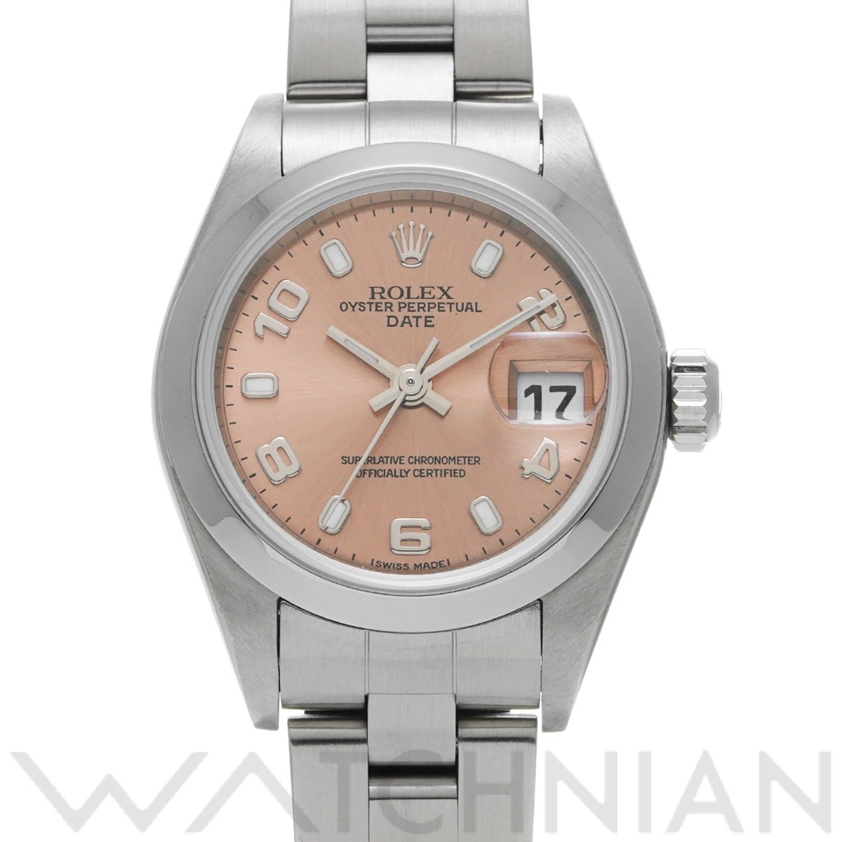 ロレックス オイスター パーペチュアル デイト 79160 ピンク レディース 時計 【中古】【wristwatch】
