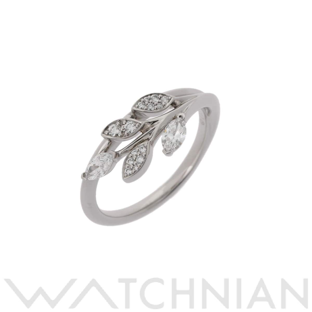 ティファニー ビクトリアヴァインリング ダイヤ シルバー Pt950プラチナ レディース ジュエリー 【中古】【jewelry】