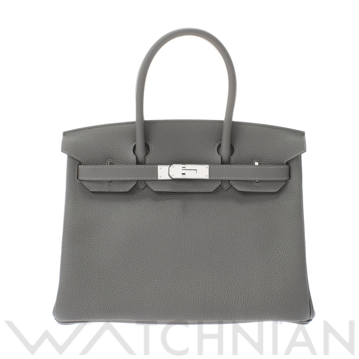 エルメス バーキン 30 グリメイヤー/パラジウム金具 トゴ レディース バッグ 【中古】【bag】