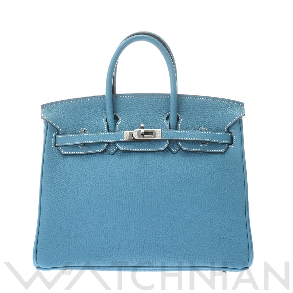 エルメス バーキン 25 ブルージーン/パラジウム金具 トゴ レディース バッグ 【未使用】【bag】