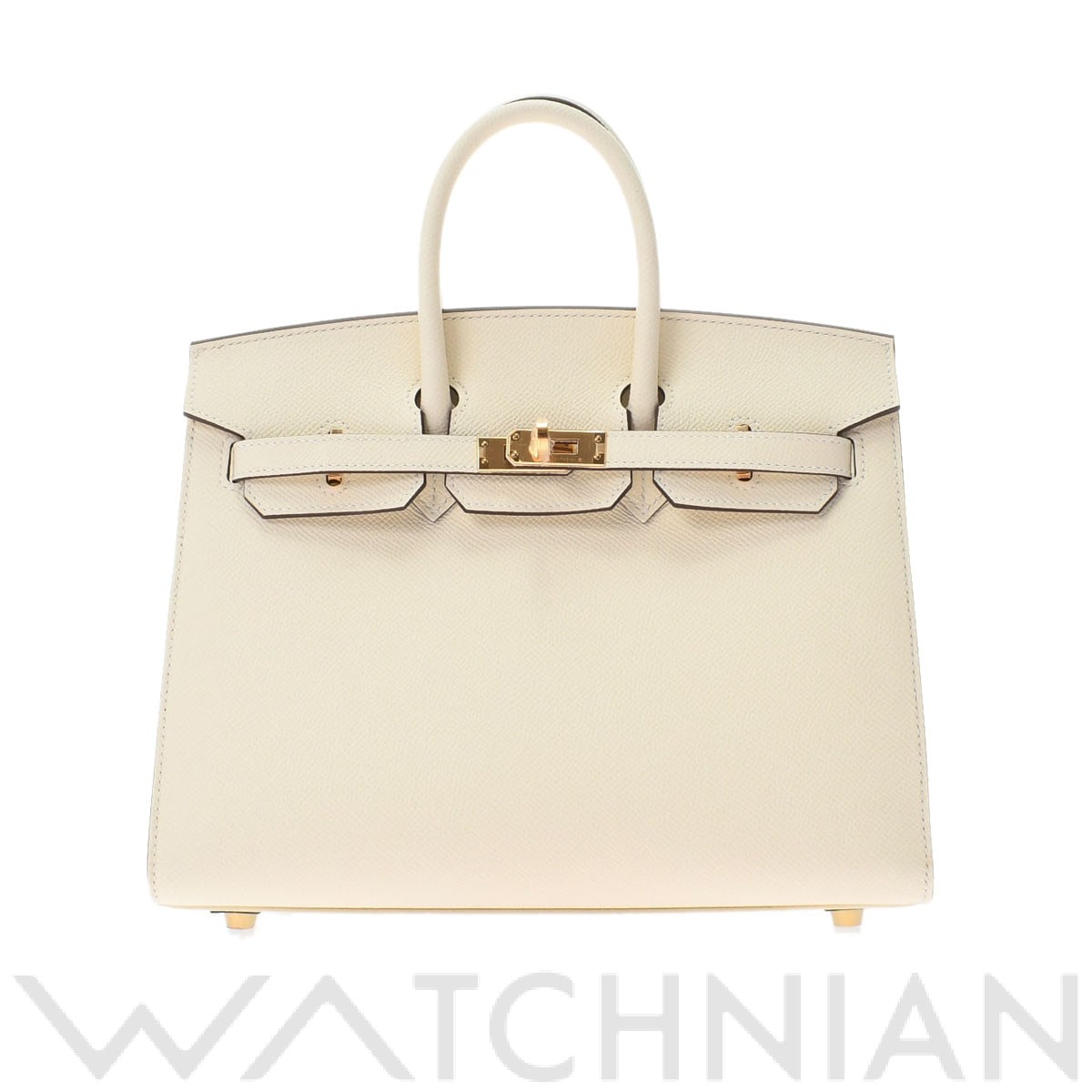 エルメス バーキン 25 セリエ ナタ/ゴールド金具 ヴォーエプソン レディース バッグ 【新品】【bag】