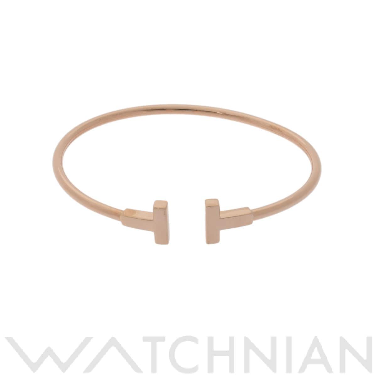 ティファニー Tワイヤーブレスレット ゴールド K18イエローゴールド YG レディース ジュエリー 【中古】【jewelry】