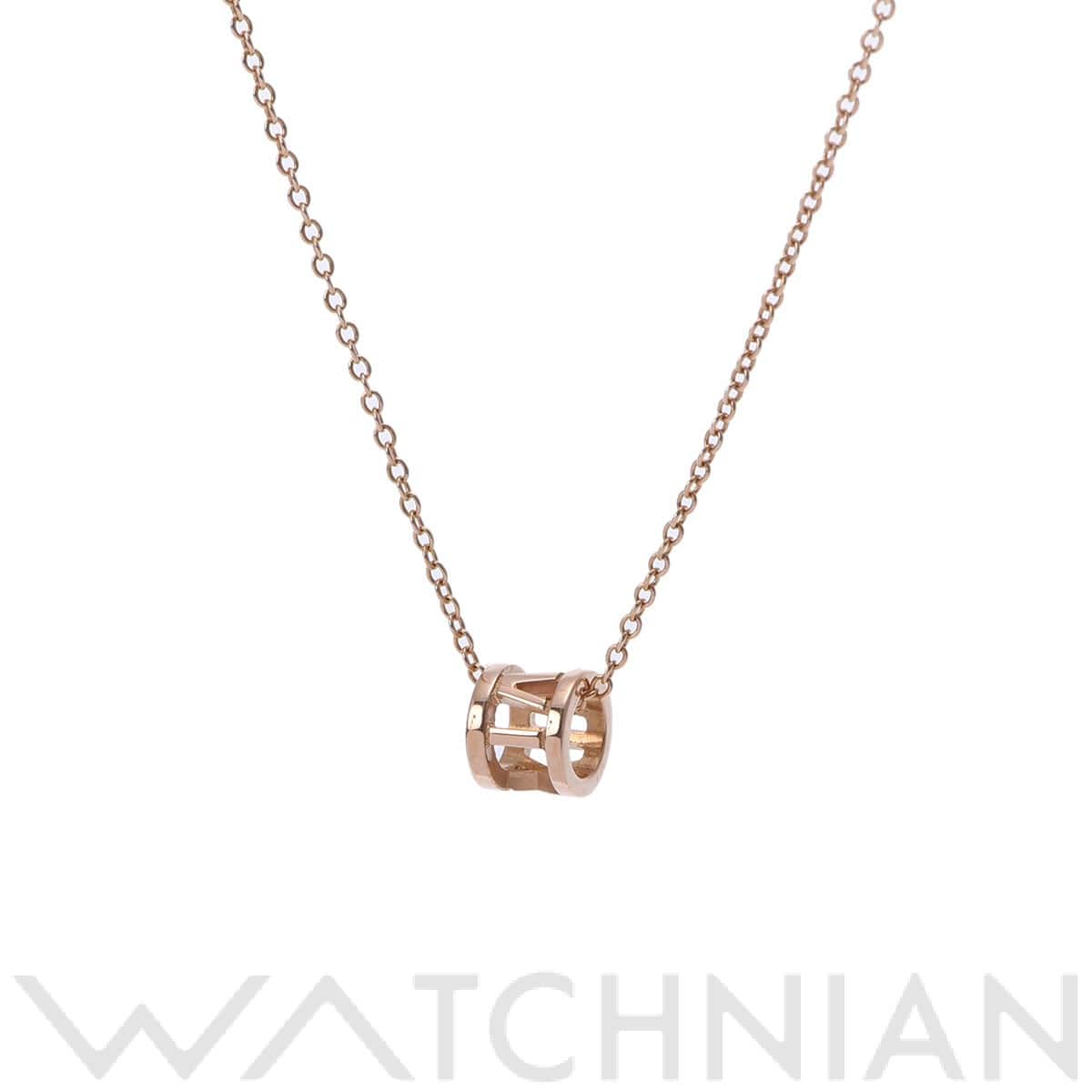 ティファニー アトラス オープンミニ ネックレス ゴールド K18ピンクゴールド PG レディース ジュエリー 【中古】【jewelry】