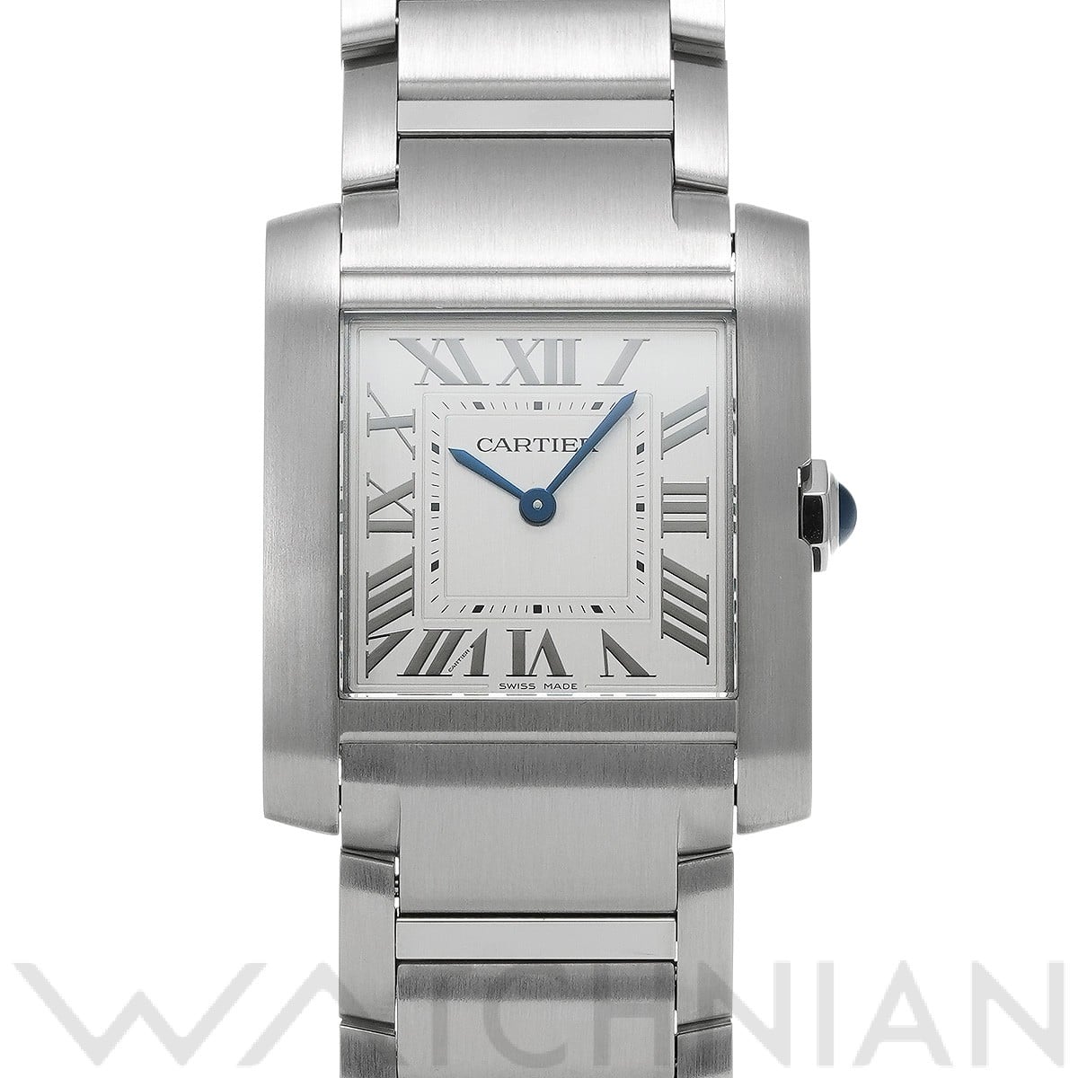 カルティエ タンク フランセーズ MM WSTA0074 シルバー ユニセックス 時計 【中古】【wristwatch】