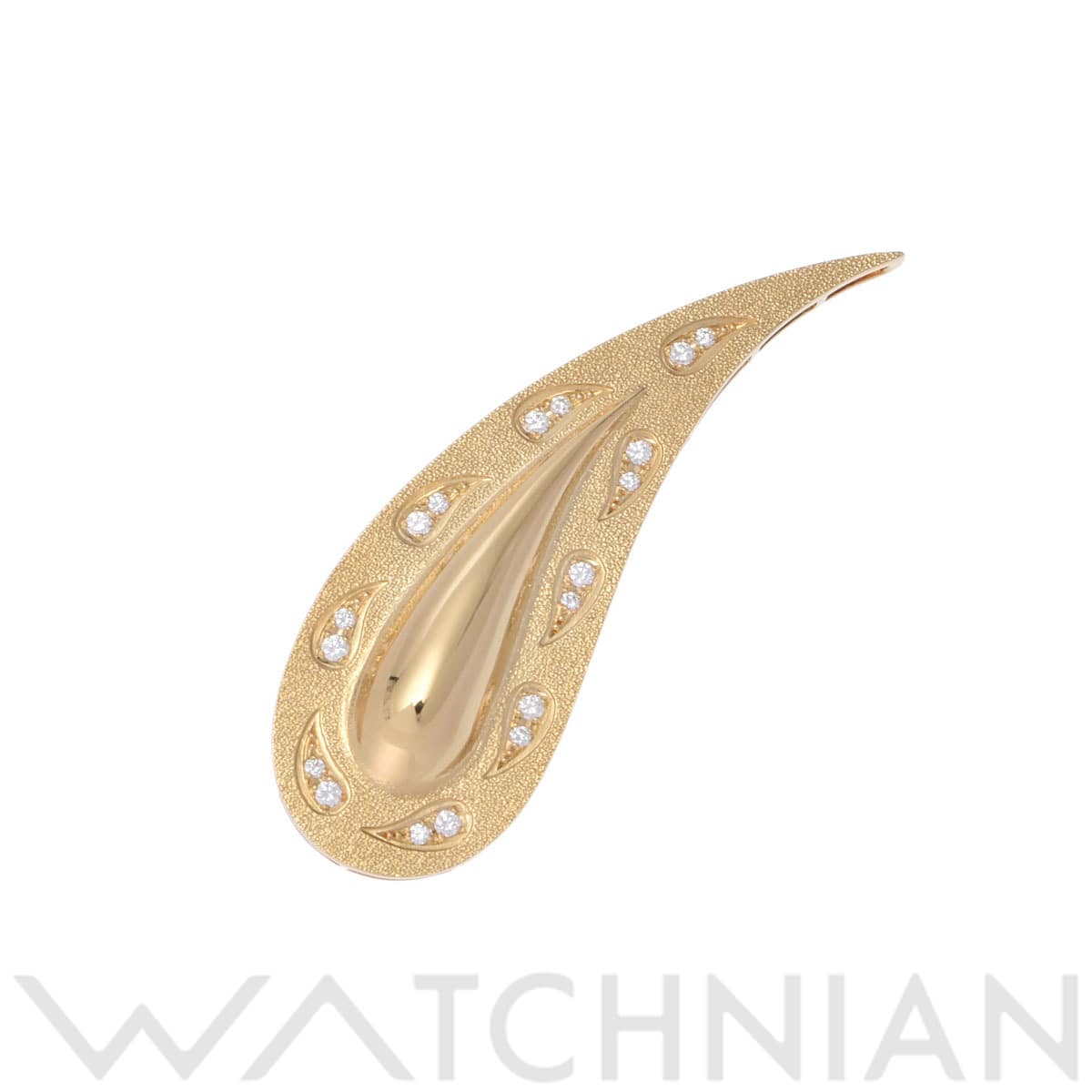 ミキモト ダイヤブローチ ゴールド K18イエローゴールド YG レディース ジュエリー 【中古】【jewelry】