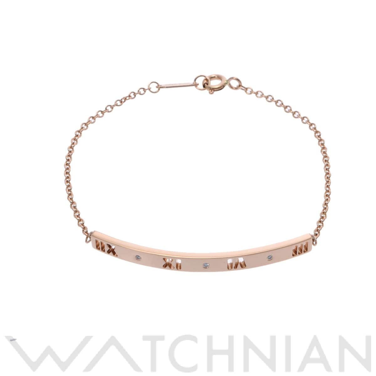 ティファニー アトラスピアスド ブレスレット 3PD ゴールド K18ピンクゴールド PG レディース ジュエリー 【中古】【jewelry】
