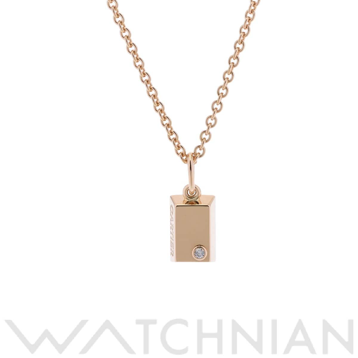 カルティエ 1/8oz インゴット ネックレス 1PD ゴールド K18イエローゴールド YG レディース ジュエリー 【中古】【jewelry】