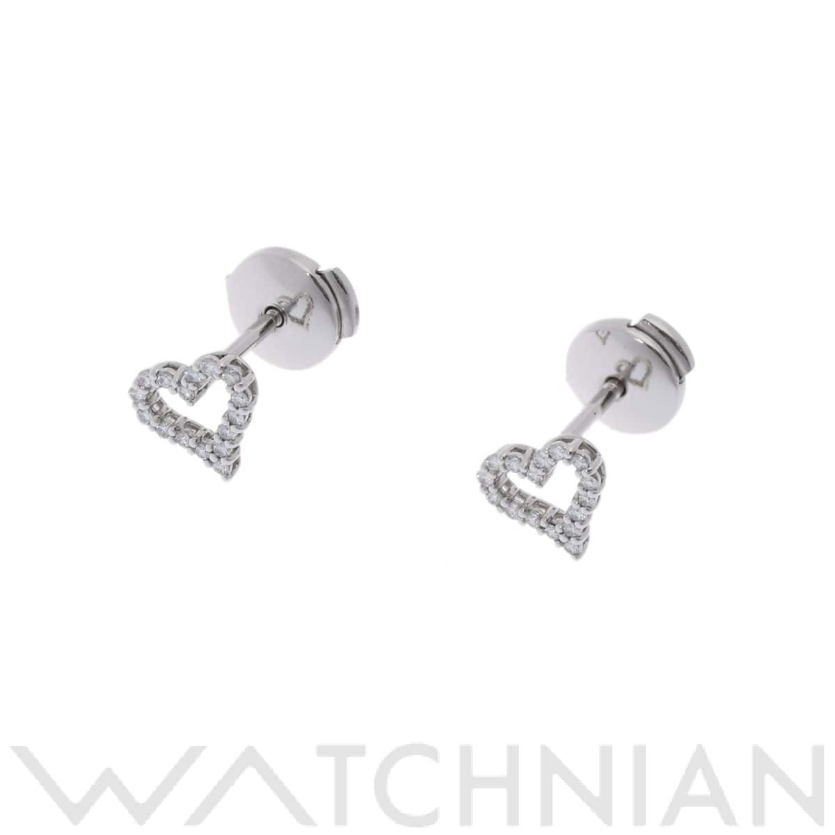 ティファニー センチメンタルハート ピアス シルバー Pt950プラチナ レディース ジュエリー 【中古】【jewelry】