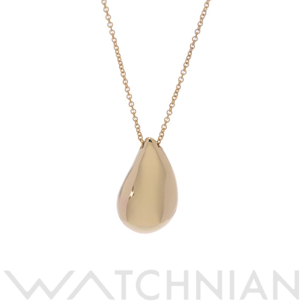 ティファニー ティアドロップネックレス ゴールド K18イエローゴールド YG レディース ジュエリー 【中古】【jewelry】