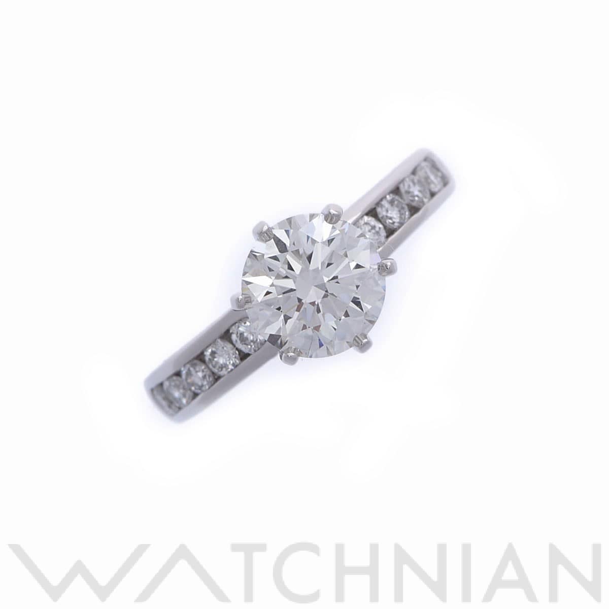 ティファニー ソリティアリング D1.46ct シルバー Pt950プラチナ レディース ジュエリー 【中古】【jewelry】