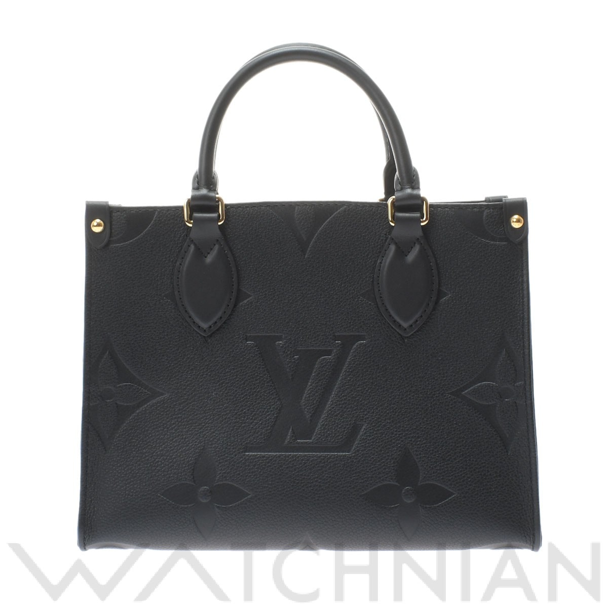 ルイ ヴィトン モノグラムアンプラント オンザゴー PM ノワール M45653 レザー レディース バッグ 【未使用】【bag】