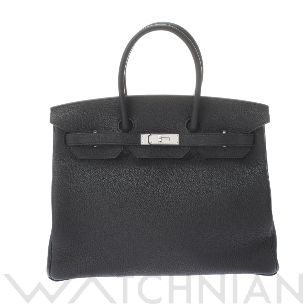 エルメス バーキン 35 ブラック/パラジウム金具 トゴ ユニセックス バッグ 【新品】【bag】
