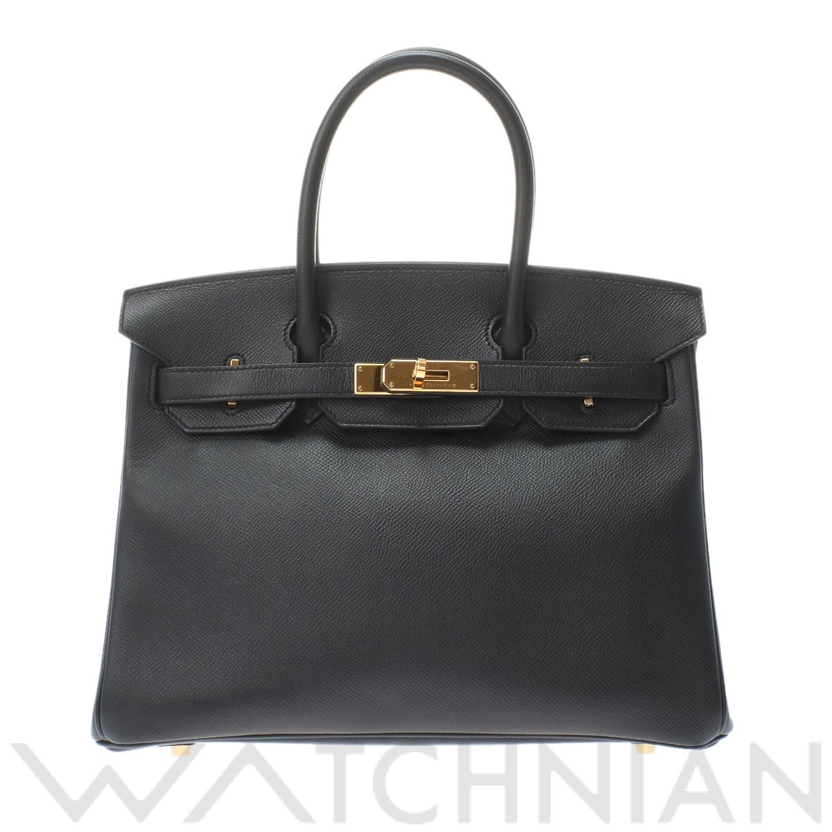 エルメス バーキン 30 ブラック/ゴールド金具 ヴォーエプソン レディース バッグ 【中古】【bag】