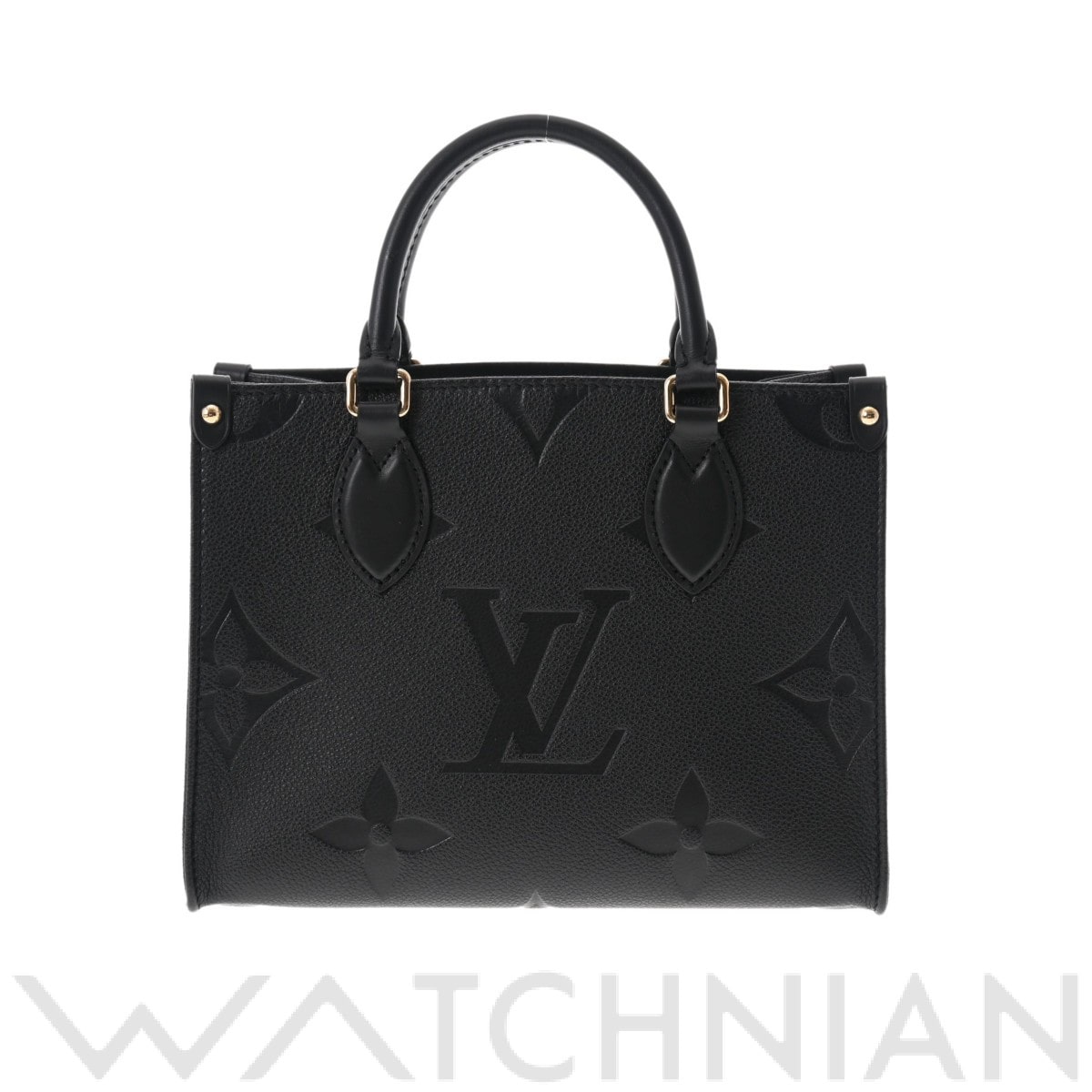 ルイ ヴィトン モノグラムアンプラント オンザゴー PM ノワール M45653 レザー レディース バッグ 【未使用】【bag】