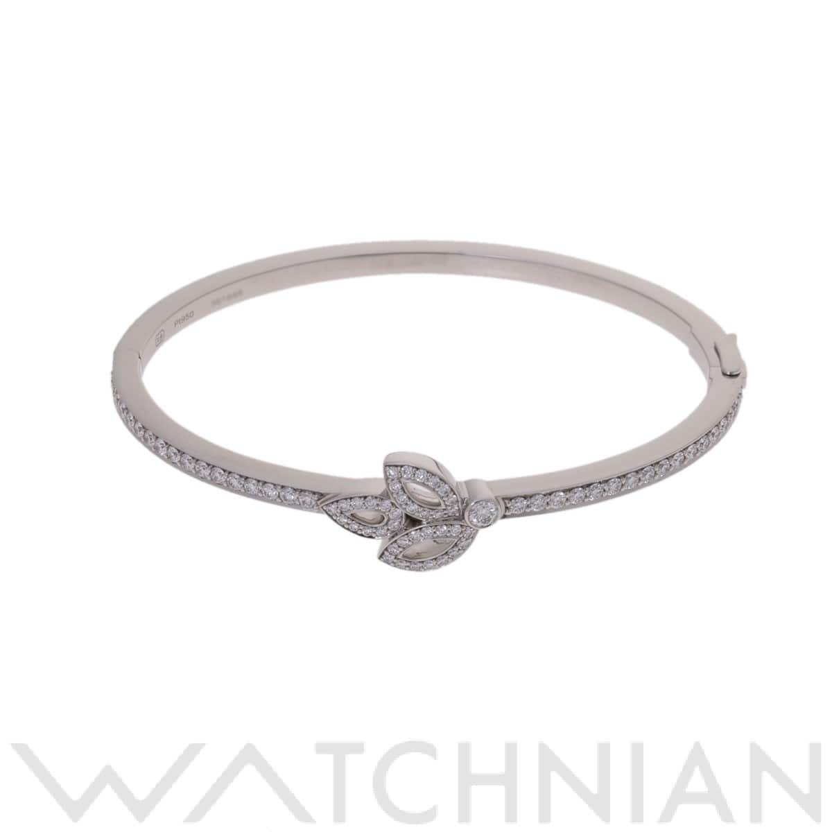 ハリー ウィンストン リリークラスター ミニバングル ダイヤ シルバー Pt950プラチナ レディース ジュエリー 【中古】【jewelry】