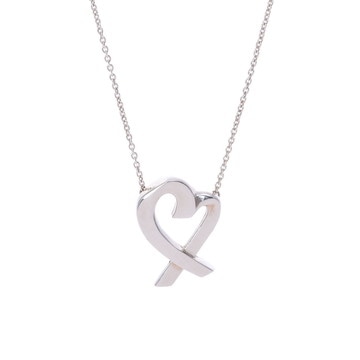 ティファニー ラビングハート ネックレス シルバー シルバー925 レディース ジュエリー 【中古】【jewelry】