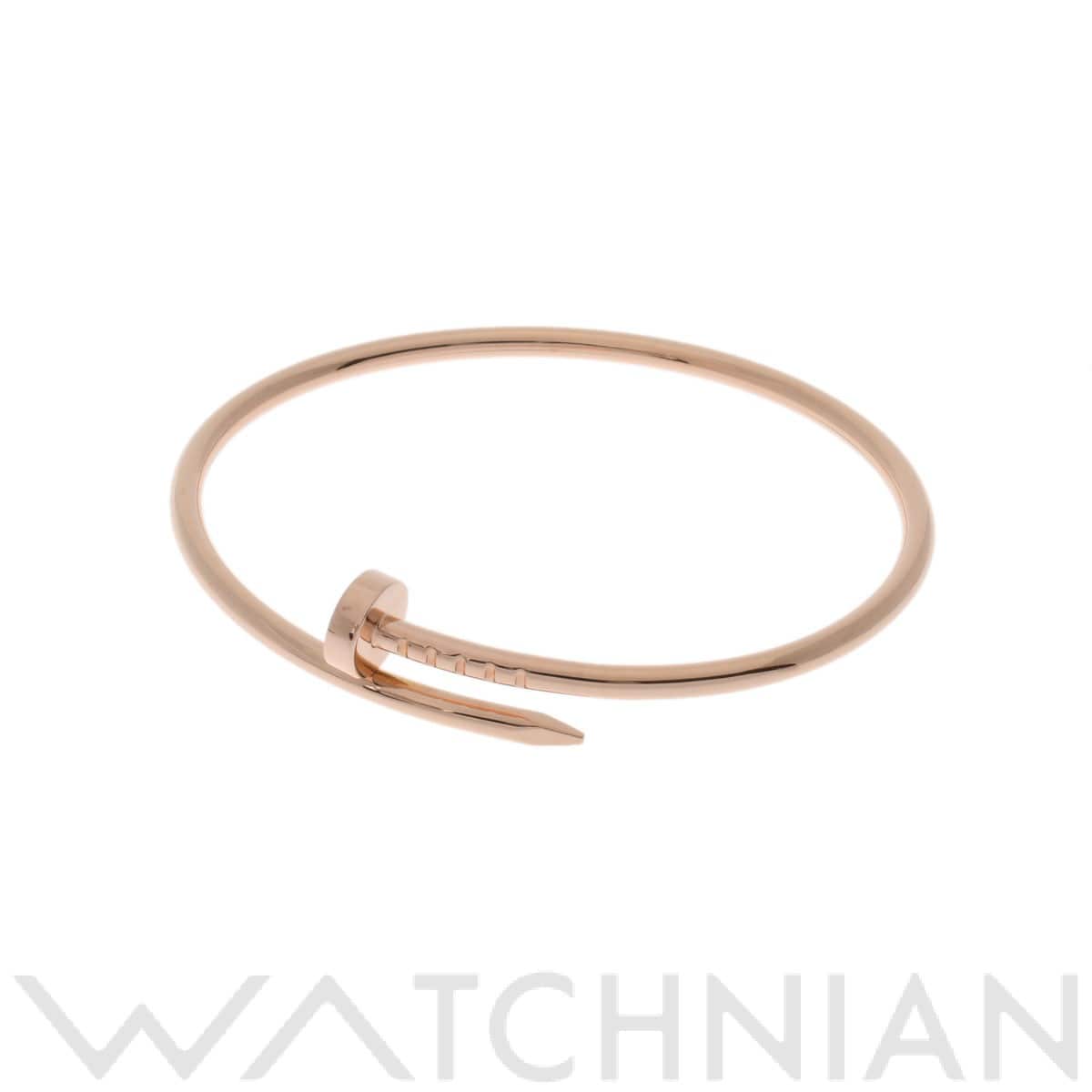 カルティエ ジュストアンクル ブレスレット SM ゴールド K18ピンクゴールド PG レディース ジュエリー 【中古】【jewelry】