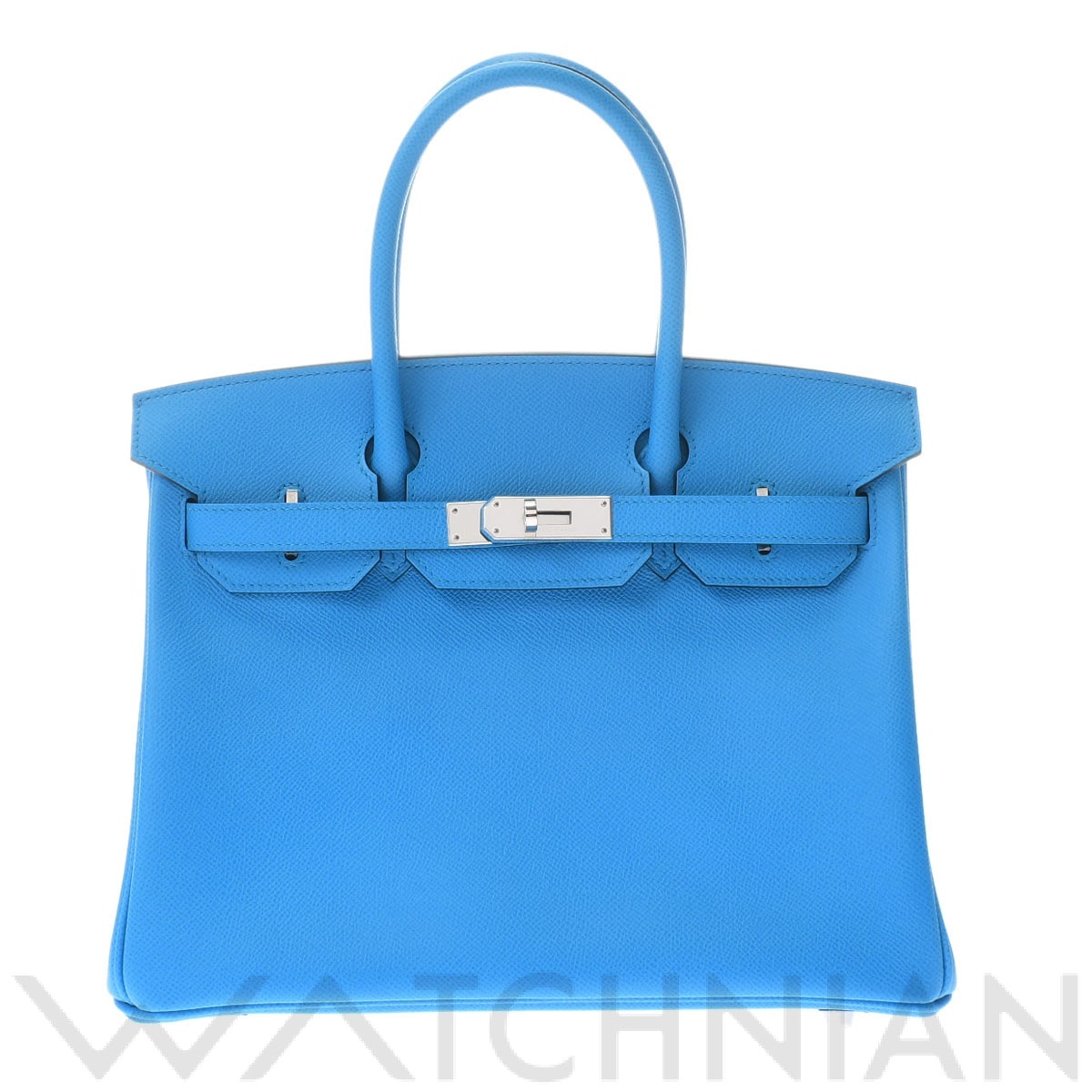 エルメス バーキン 30 ブルーフリーダ/パラジウム金具 ヴォーエプソン レディース バッグ 【未使用】【bag】