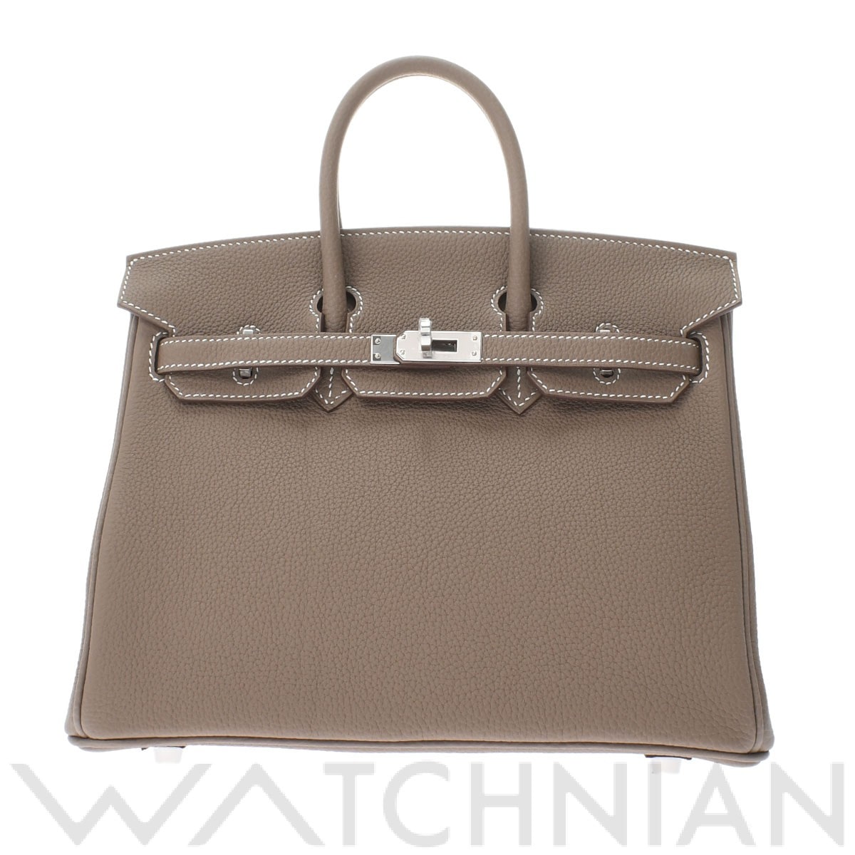 エルメス バーキン 25 エトゥープ/パラジウム金具 トゴ レディース バッグ 【新品】【bag】