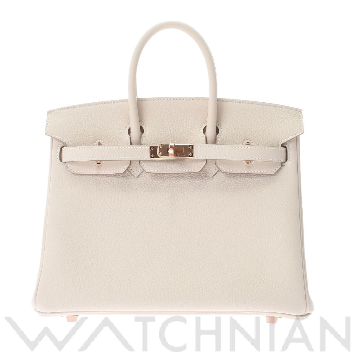 エルメス バーキン 25 クレ/ローズゴールド金具 トゴ レディース バッグ 【新品】【bag】