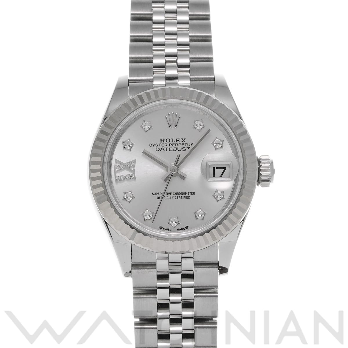 ロレックス レディ デイトジャスト 28  279174G シルバー/ダイヤモンド レディース 時計 【中古】【wristwatch】