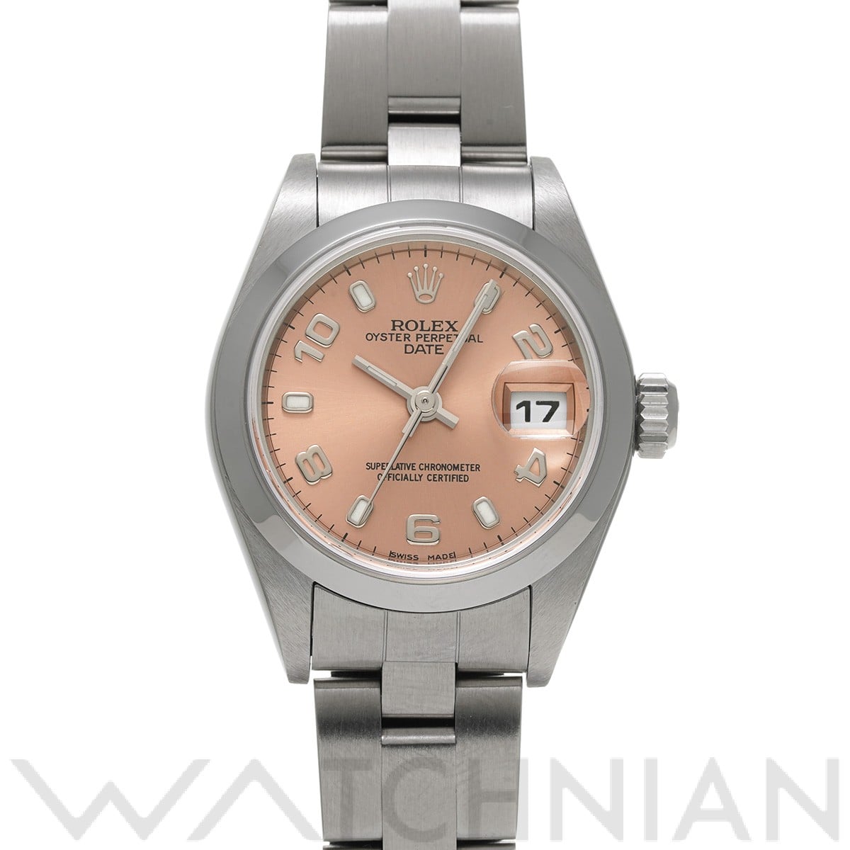 ロレックス オイスター パーペチュアル デイト 79160 ピンク レディース 時計 【中古】【wristwatch】