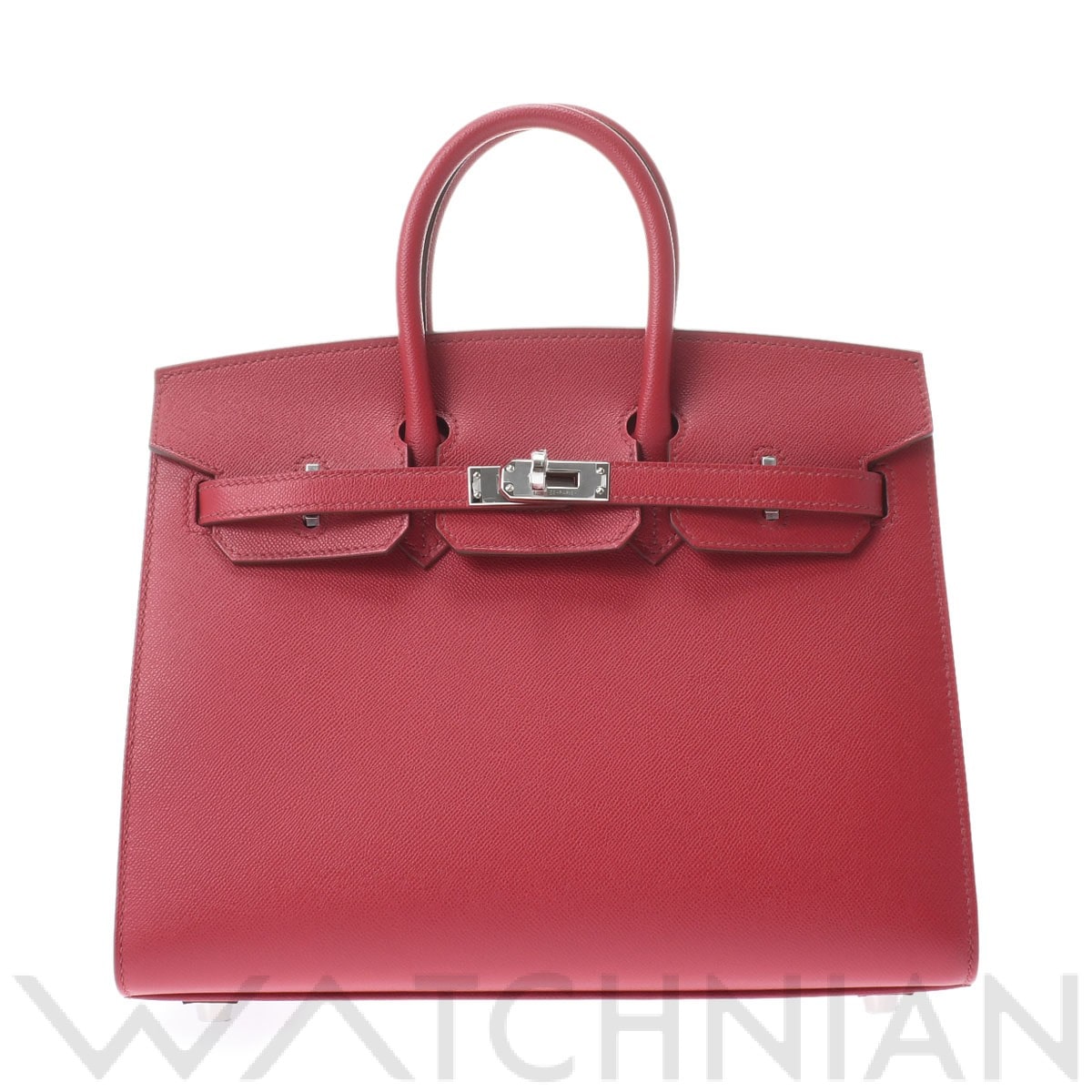 エルメス バーキン 25 セリエ ルビー/パラジウム金具 ヴォー・マダム レディース バッグ 【新品】【bag】