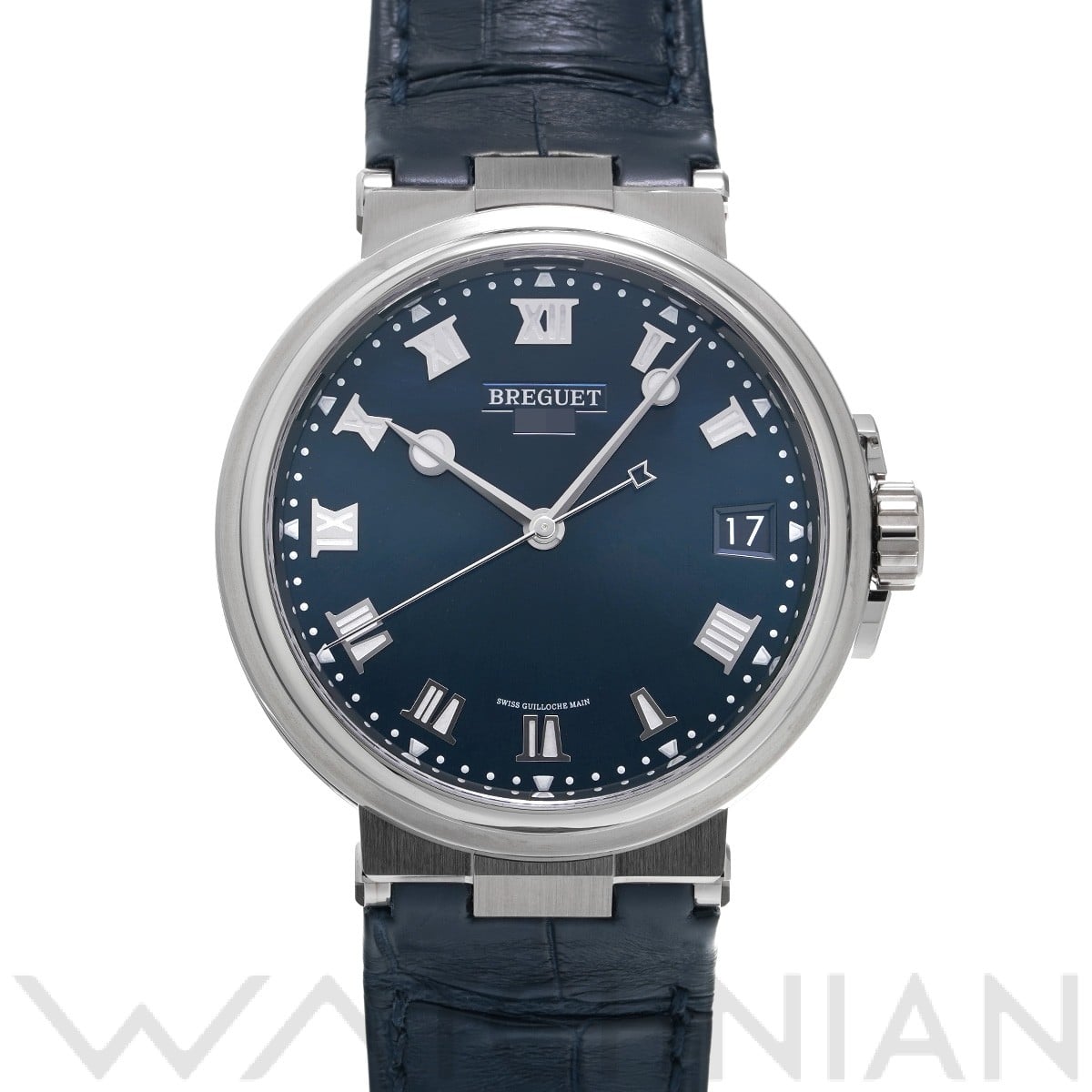 ブレゲ マリーン 5517TI/Y1/9ZU ブルー メンズ 時計 【中古】【wristwatch】