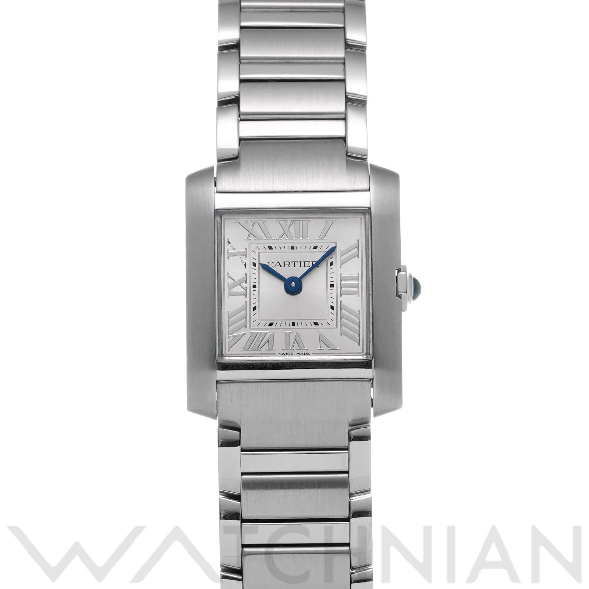 カルティエ タンクフランセーズ SM　 WSTA0065 シルバー レディース 時計 【中古】【wristwatch】
