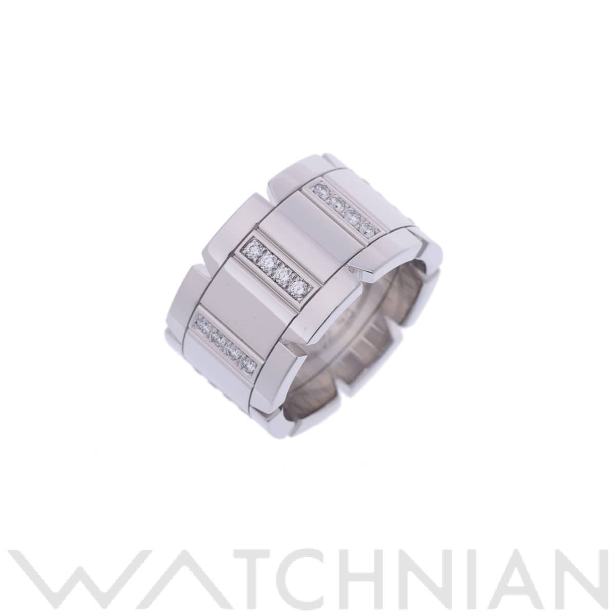 カルティエ タンクフランセーズ リング #48 シルバー K18ホワイトゴールド WG レディース ジュエリー 【中古】【jewelry】