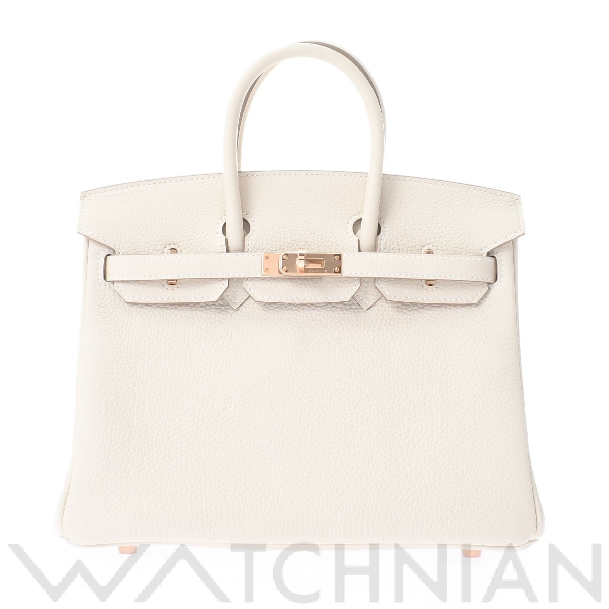 エルメス バーキン 25 クレ/ローズゴールド金具 トゴ レディース バッグ 【新品】【bag】