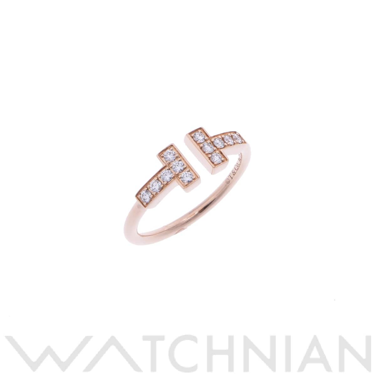 ティファニー Tワイヤー リング ゴールド K18ピンクゴールド PG レディース ジュエリー 【中古】【jewelry】