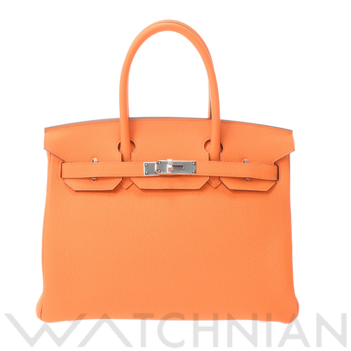 エルメス バーキン 30 オレンジミニアム トゴ レディース バッグ 【未使用】【bag】